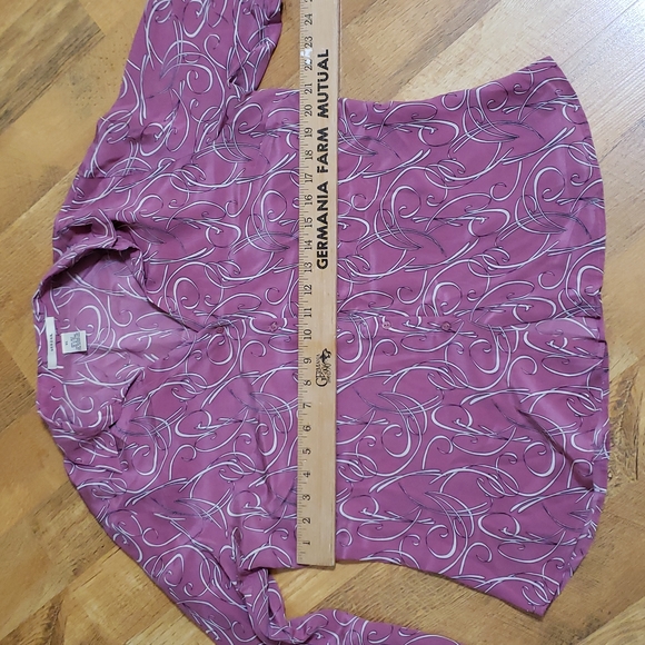 100% Pink Silk blouse...size XL ladies - Picture 7 of 12